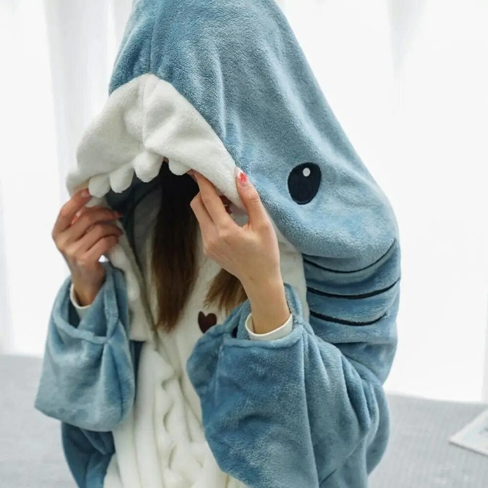 Pyjama Requin Shark Dreams™ – Ultra doux & irrésistible pour l’hiver